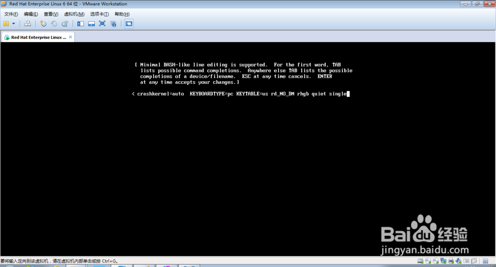 Rad Hat Enterprise LInux 6.5 忘记密码怎么办