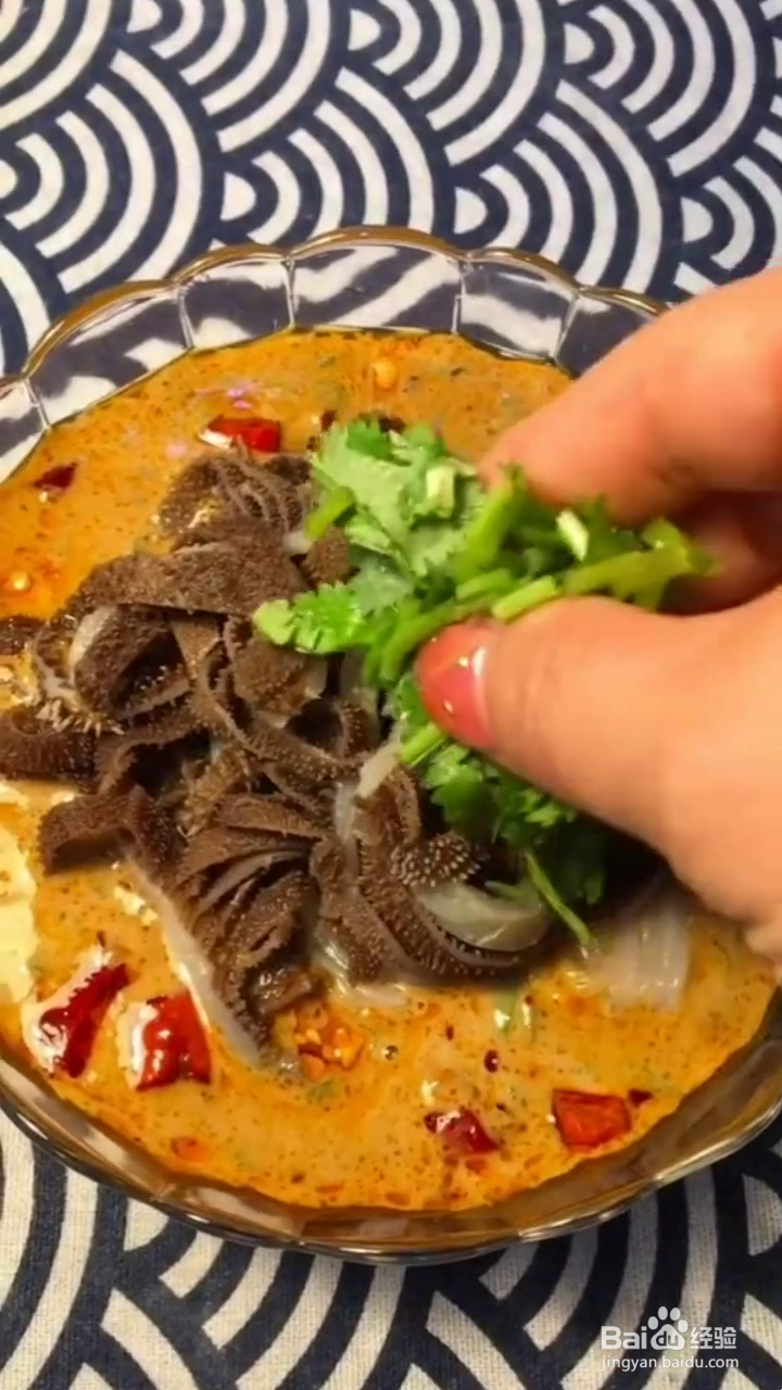 如何制作好吃的麻酱毛肚？