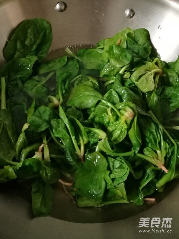 蒜泥菠菜的做法