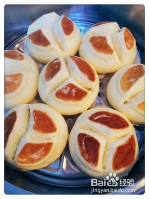 奶香开花馒头的做法