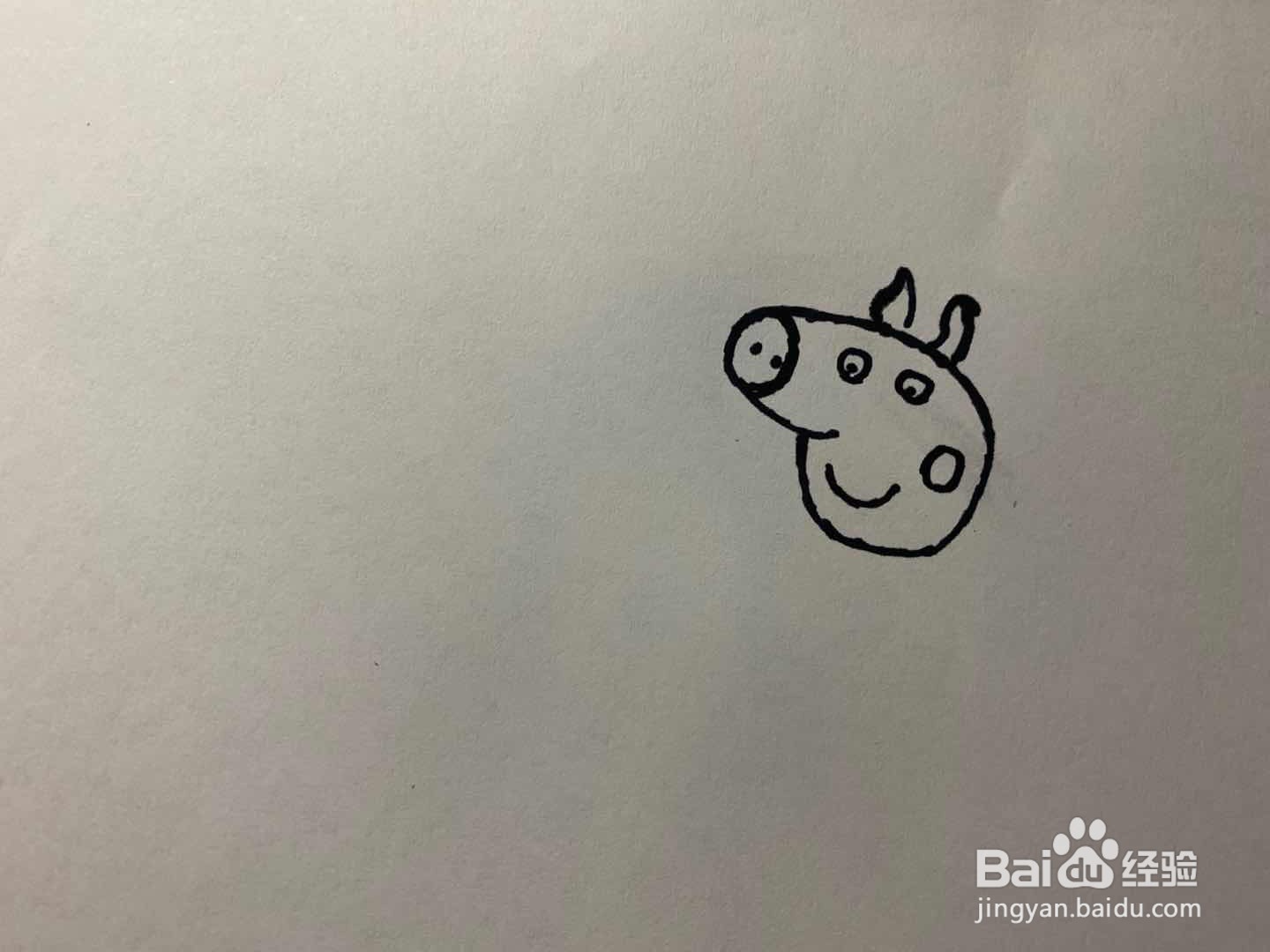 小猪佩奇简笔画