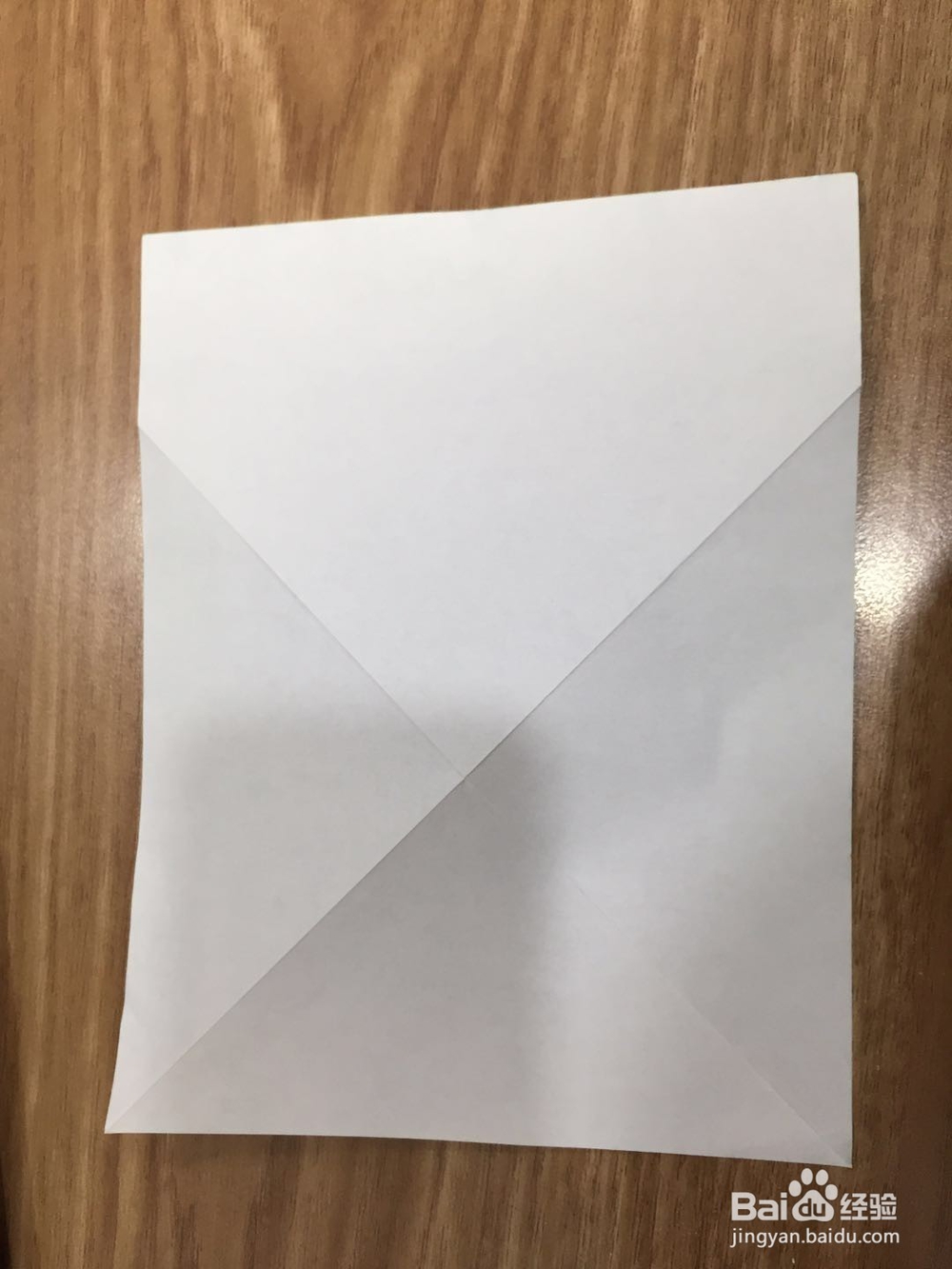 信纸花样的折法-双方形