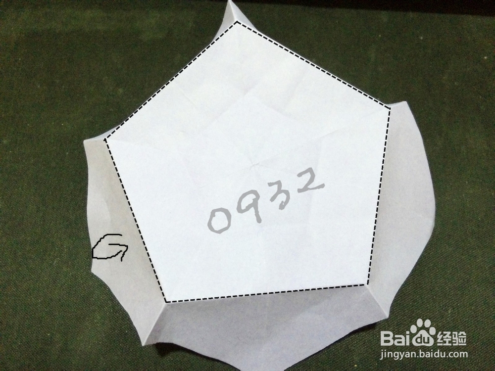 手工折纸制作：[3]五角星樱花