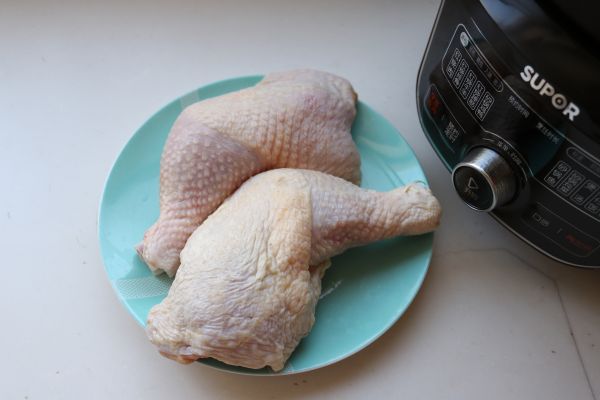 柠香葱油焗鸡腿