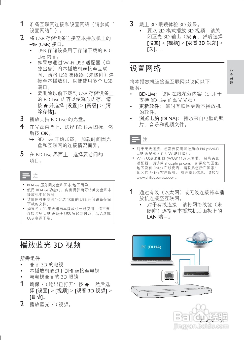 飞利浦BDP3380/93蓝光播放机使用说明书:[1]