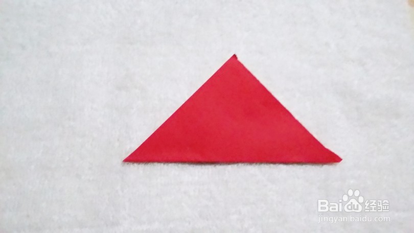 山岭的彩纸折法