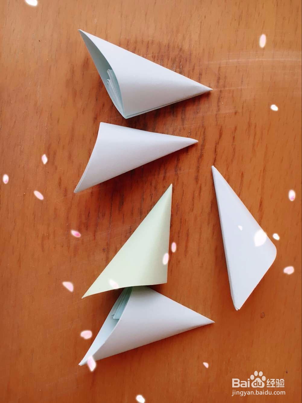 好看的樱花的折纸方法