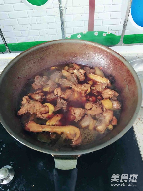 笨鸡炖蘑菇的做法