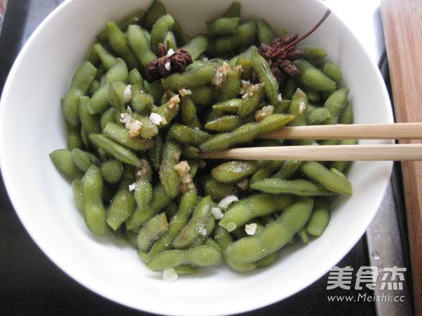 凉拌毛豆的做法