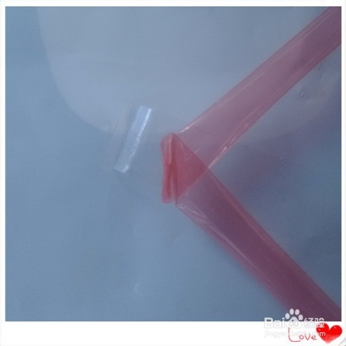 用塑料细管叠五角星