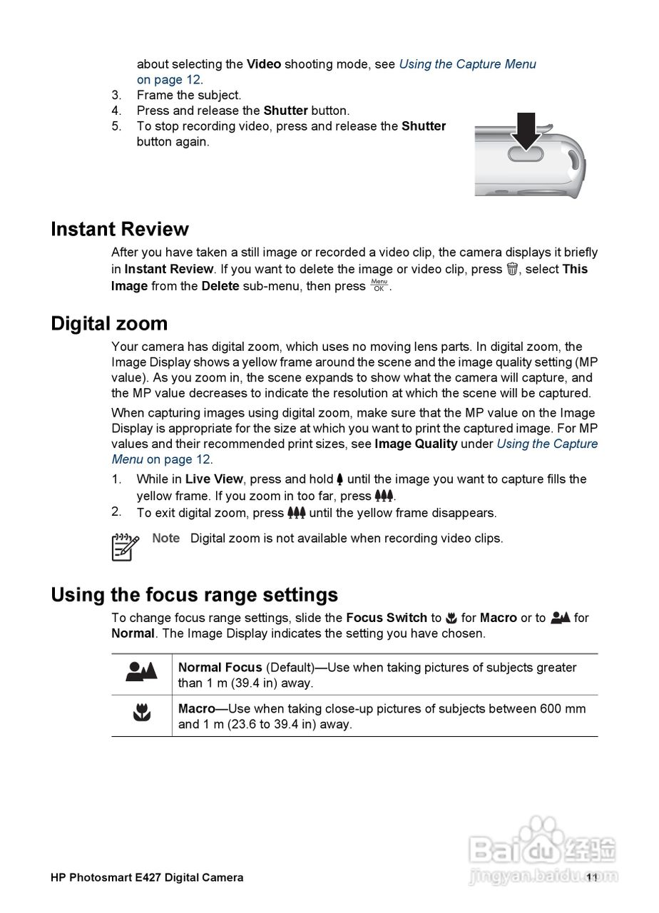 惠普Photosmart E427数码相机使用说明书:[2]