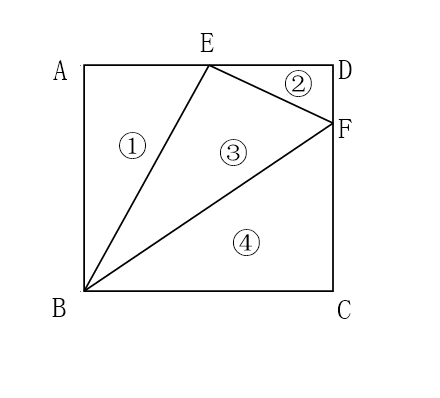 如图，在正方形abcd中，ab＝4，ae＝2，df＝1，图中有几个直角三角形你是如何判断的