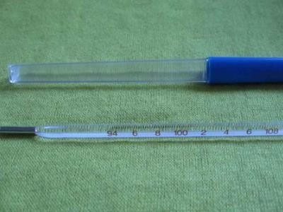 怎么看水银温度计?我看不到里面的水银