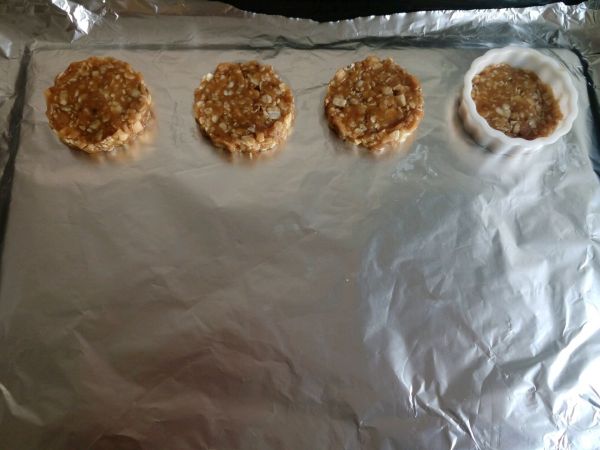 红糖燕麦花生酥饼