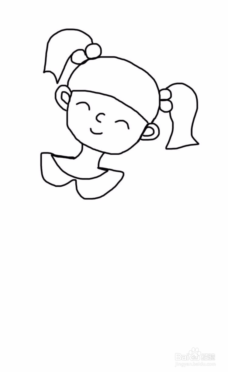 dxdll手绘之微笑的女孩