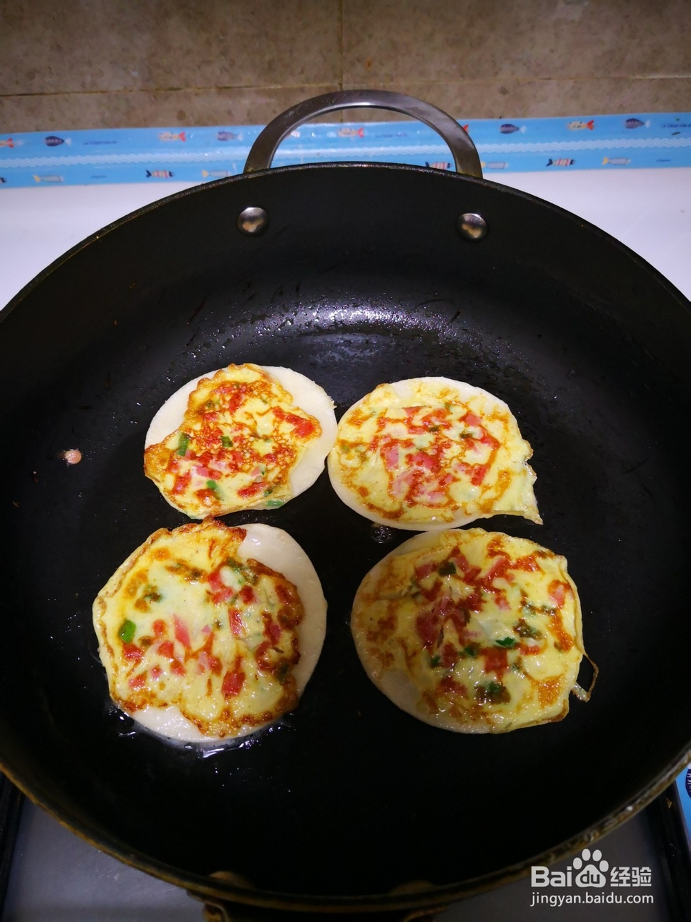 饺子皮葱花饼
