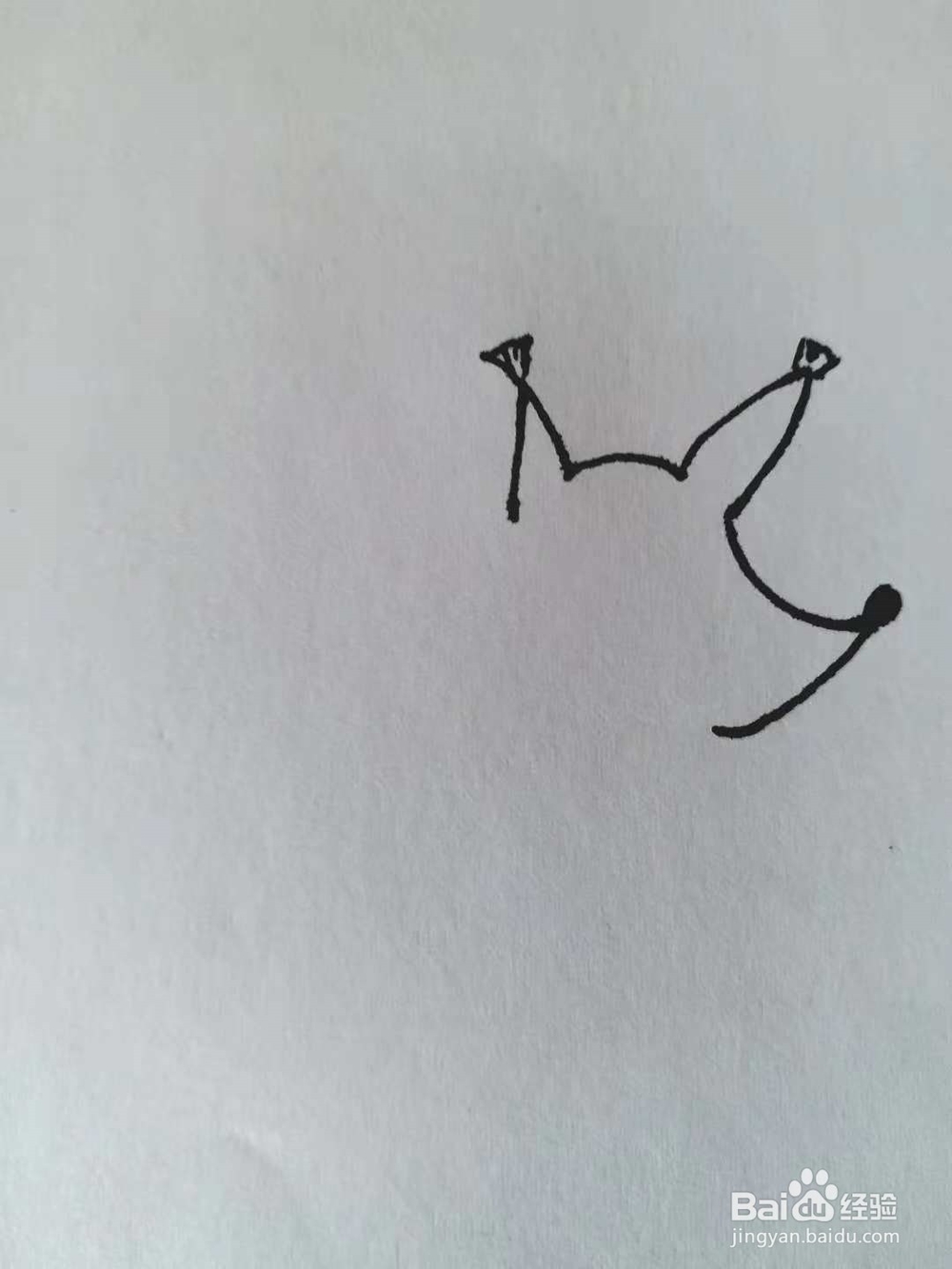 松鼠的简笔画法。