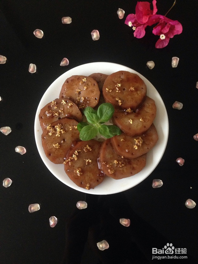 桂香甜糯藕的做法