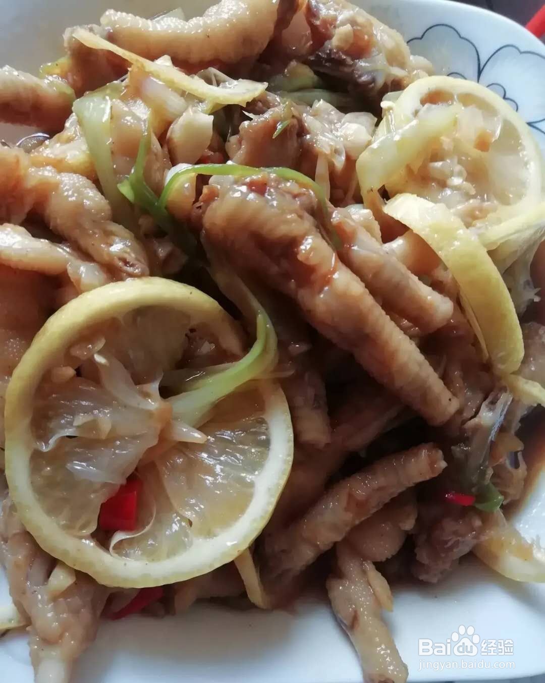 柠檬凤爪的做法