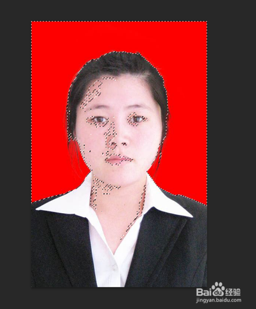 如何最快速的换掉相片底色