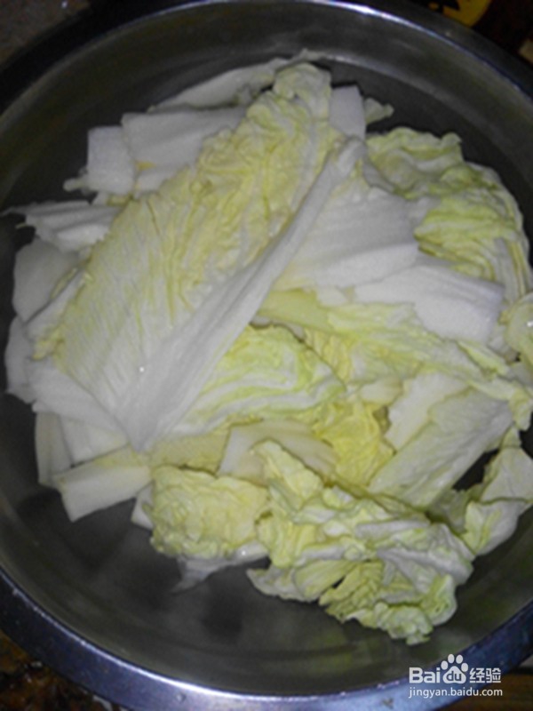 剩鸡骨熬白菜