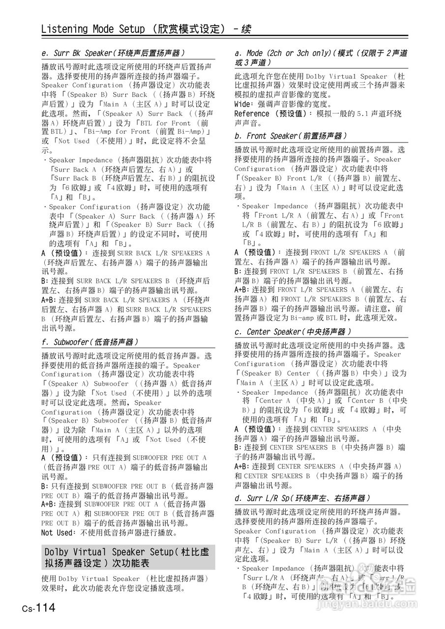 安桥AV接收机TX-NR1000型使用说明书:[6]