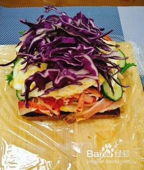 蟹肉早餐三明治
