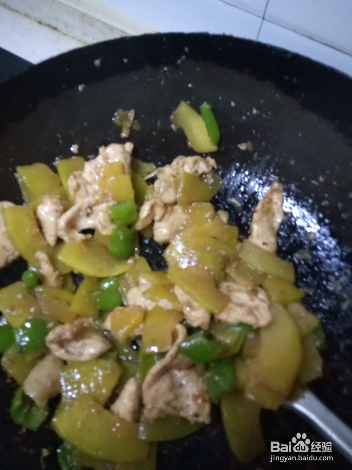 嫩南瓜炒鸡胸肉