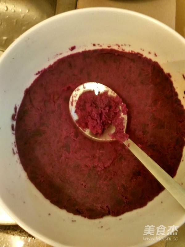 香煎紫薯饼的做法