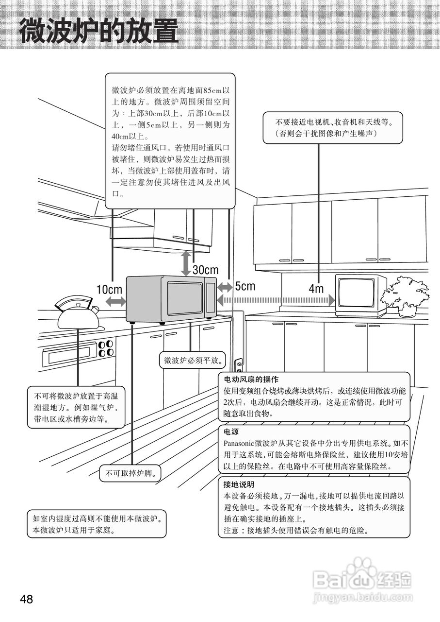 松下电器NN-V691JFS微波炉使用说明书:[3]