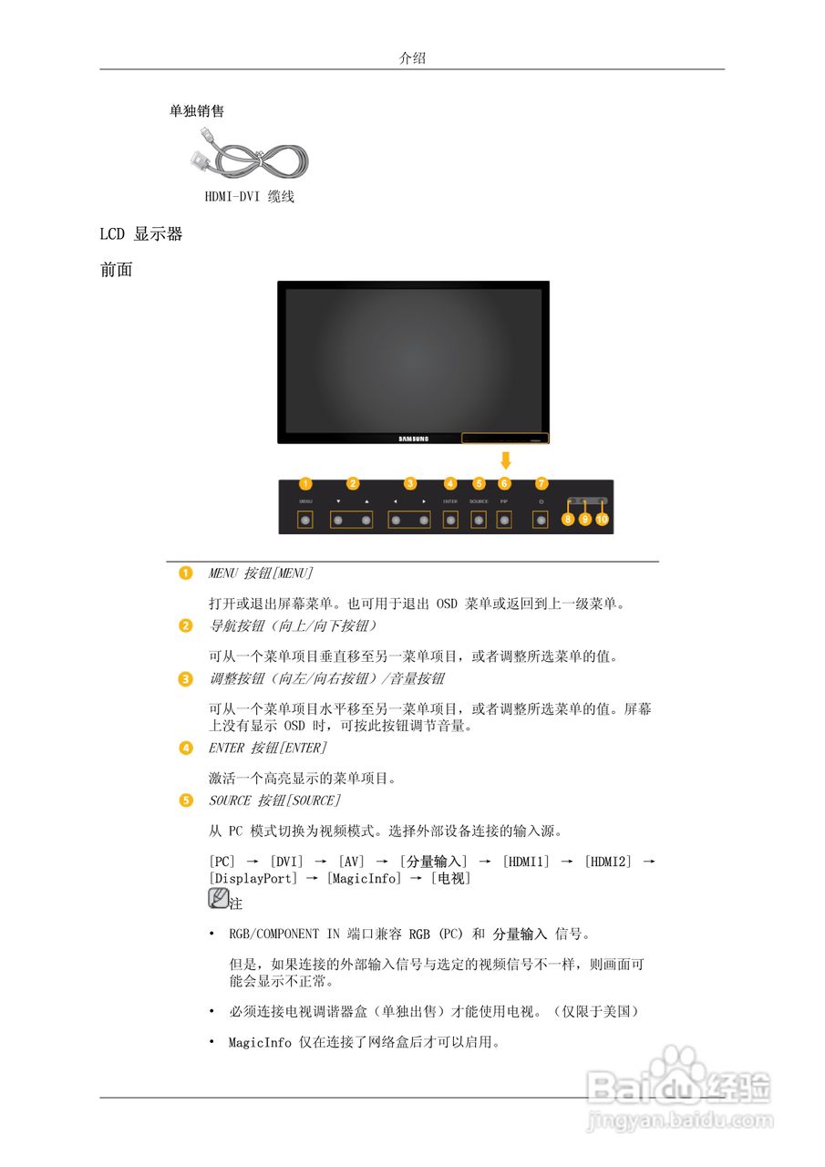 三星400DX-3液晶显示器使用说明书:[2]