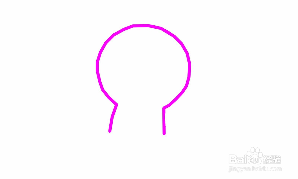 简笔画伸出食指的手势怎么画？