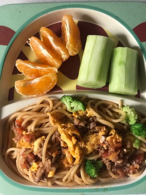 番茄肉末意大利面