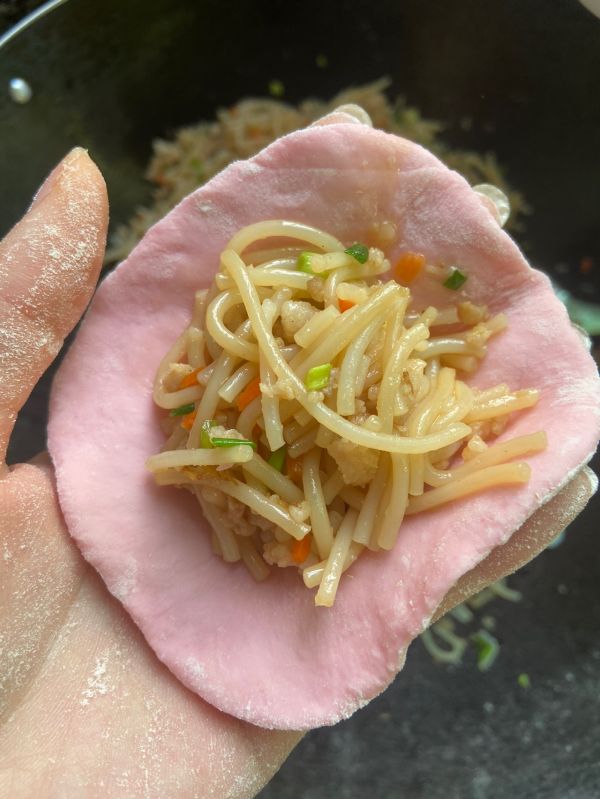 好吃的猪肉粉条包子