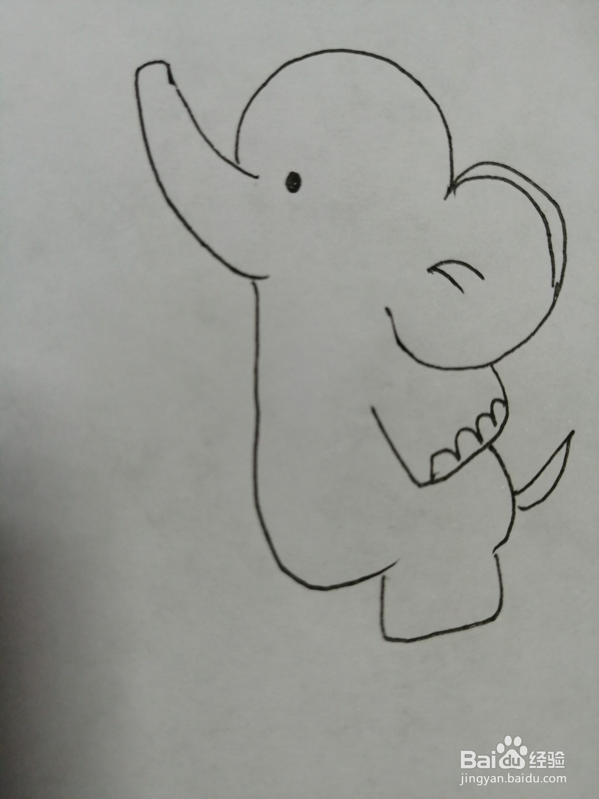 简笔画大象怎么画