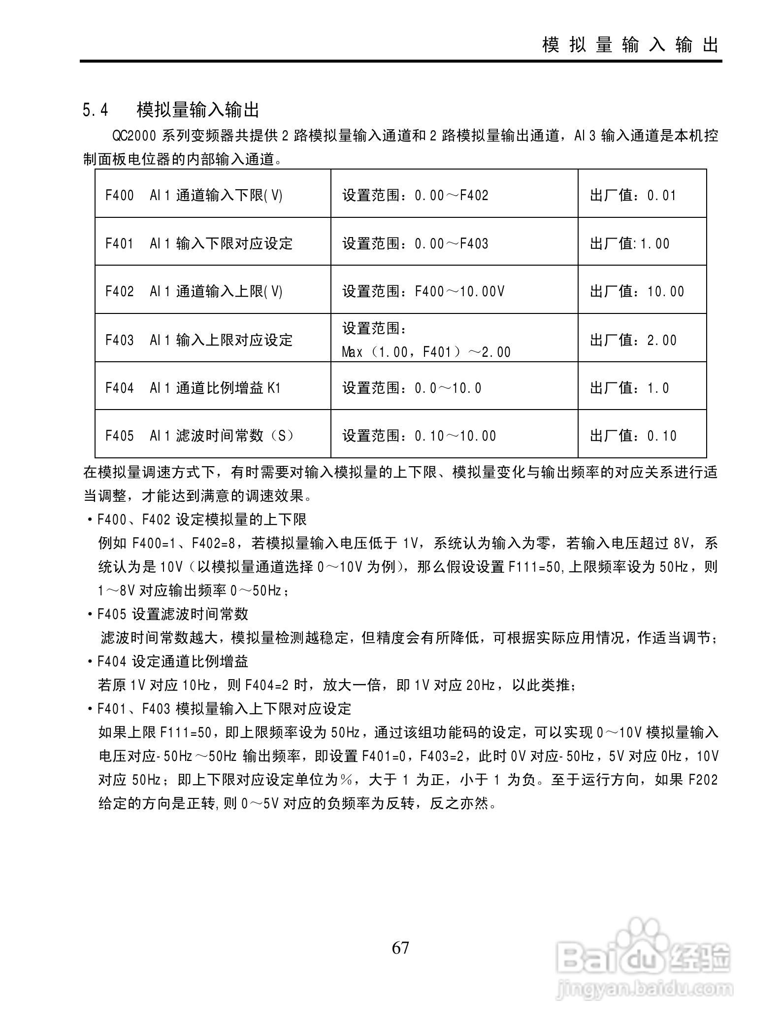欧瑞QC2000-4500T3变频器使用说明书:[7]