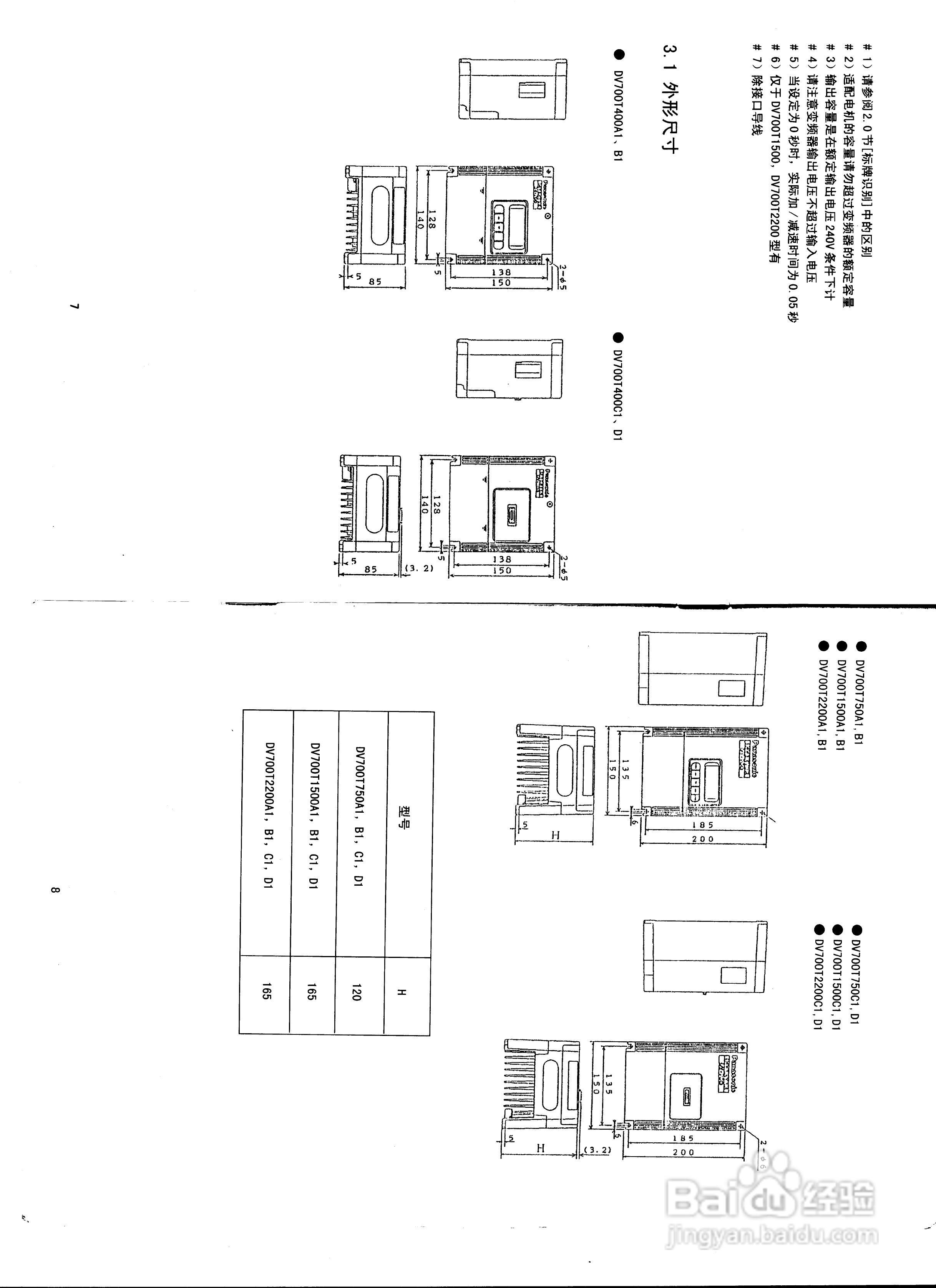 松下DV700T2200A1变频器说明书:[1]