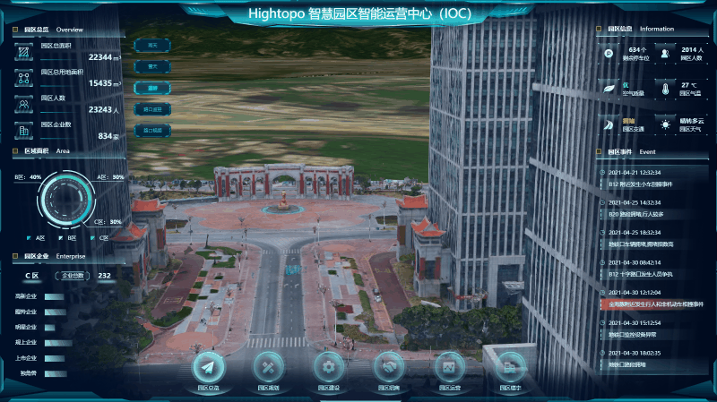 搭建Web GIS 智慧园区可视化平台