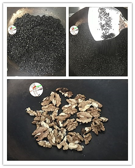 豆浆桃仁芝麻糊