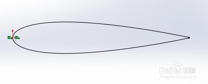 NACA0018翼型Solidworks建模