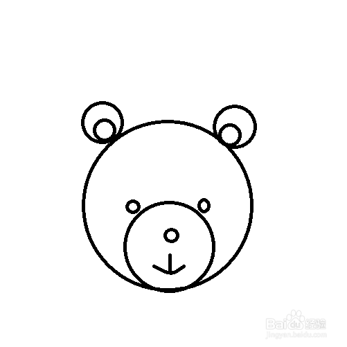 如何简笔画泰迪熊