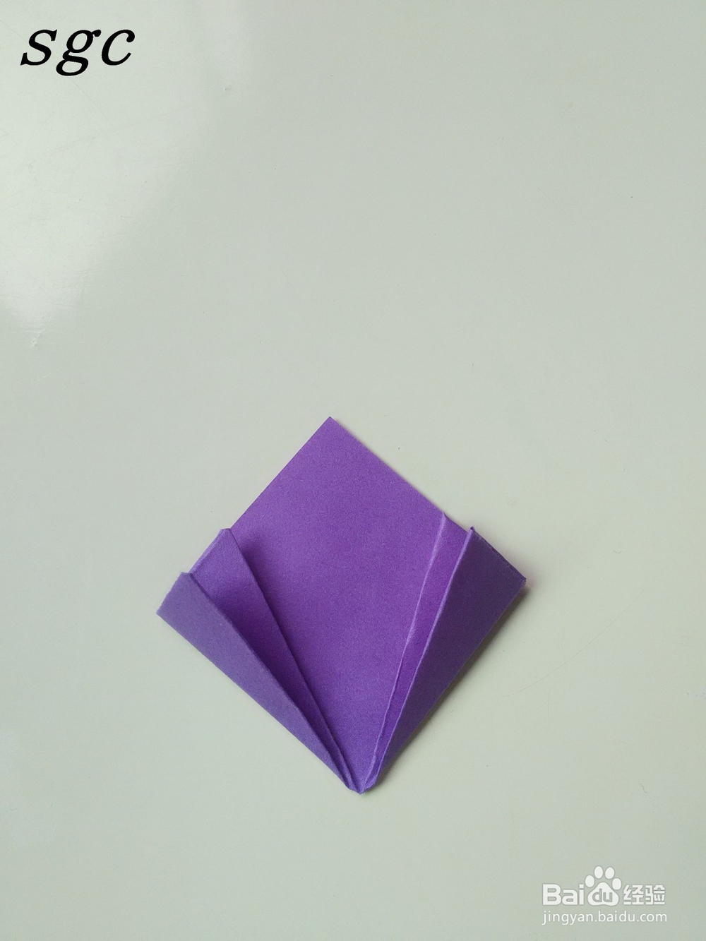 折纸教程——纸折花之樱花的折法