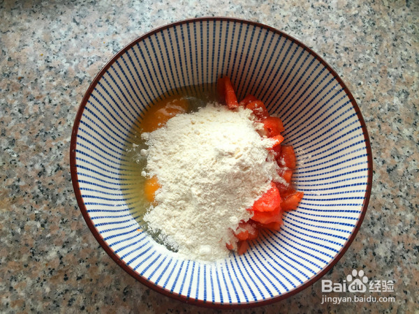 番茄鸡蛋饼的做法