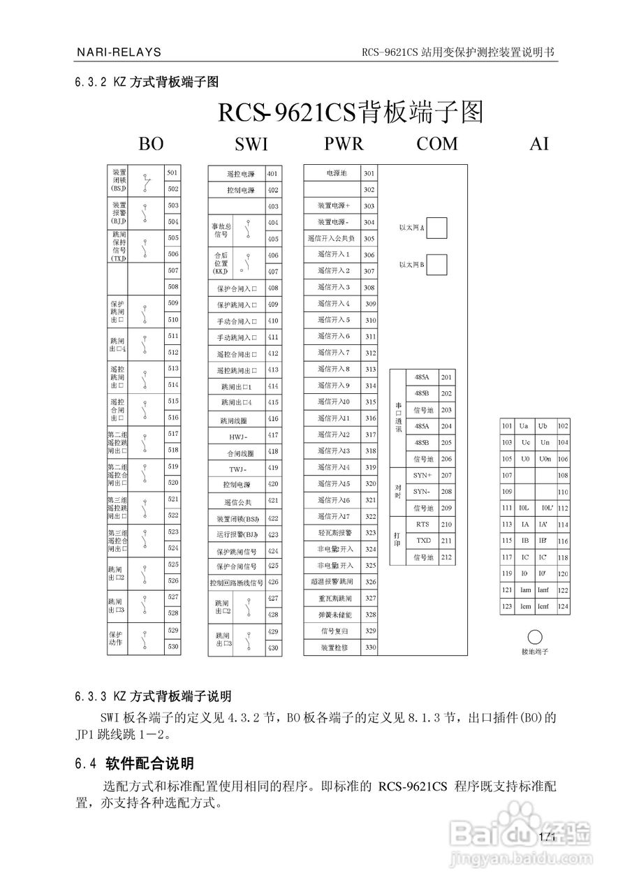 南瑞继保RCS-9681CS变压器后备保护测控装置说明书:[18]