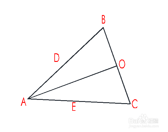 锐角三角形角平分线图片