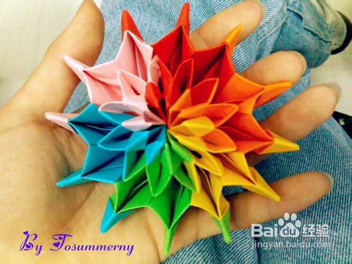 【天の折馆】炫彩烟花折纸实拍教程