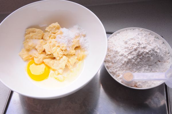 豆渣果干小馒头