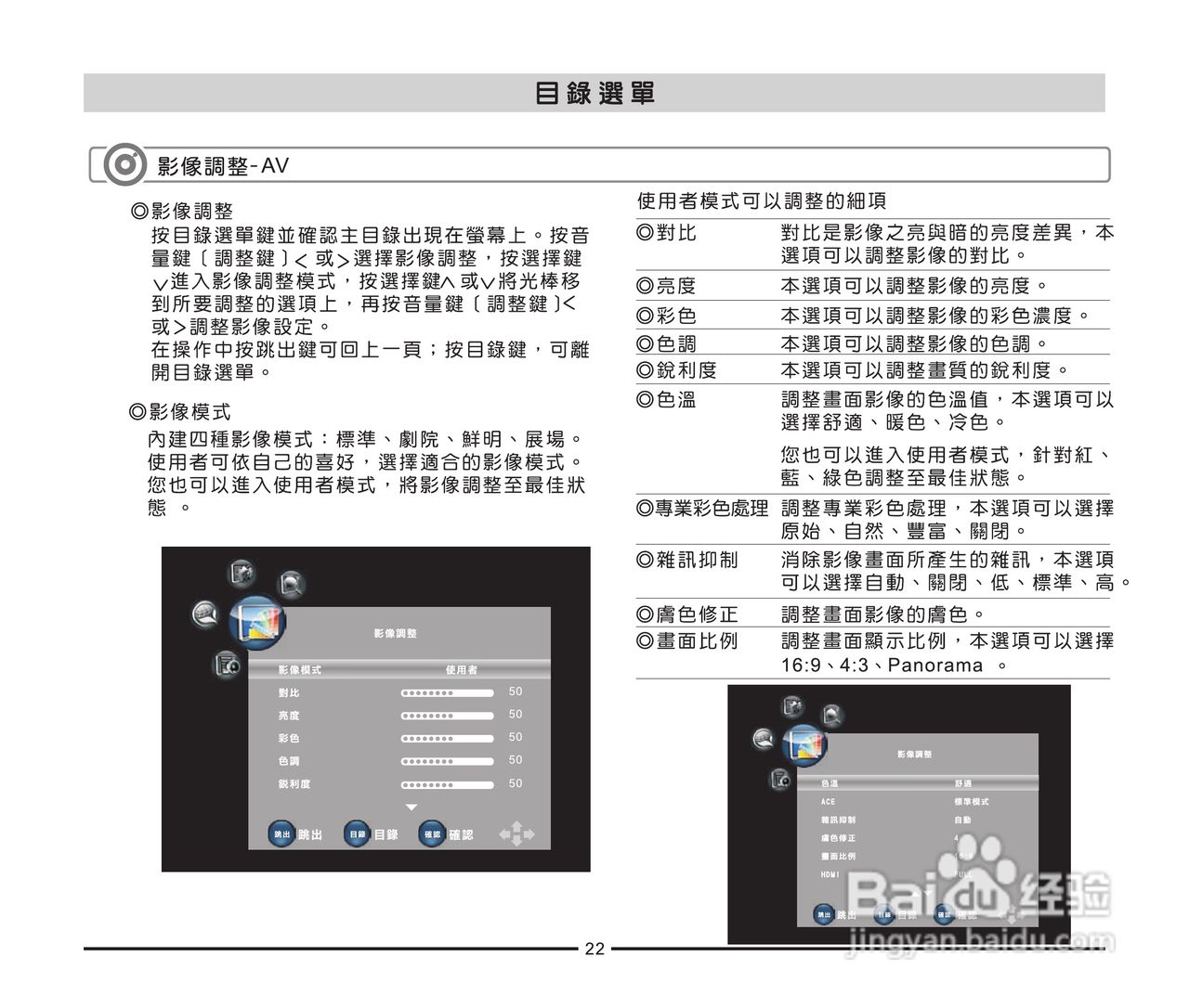 声宝LM-42IW850型液晶显示器说明书:[3]