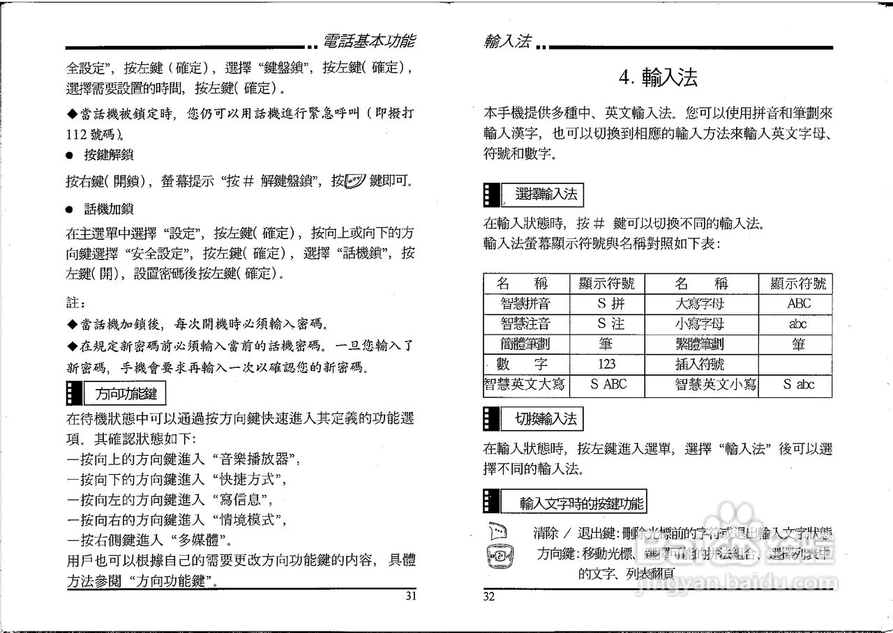 声宝GK-605型手机说明书:[2]