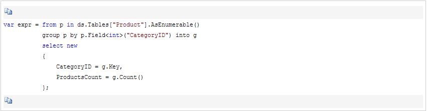 c# linq如何转换dataset